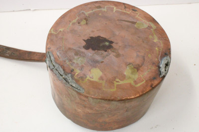 Image 5 of lot 4 Antique Copper Sauce Pans