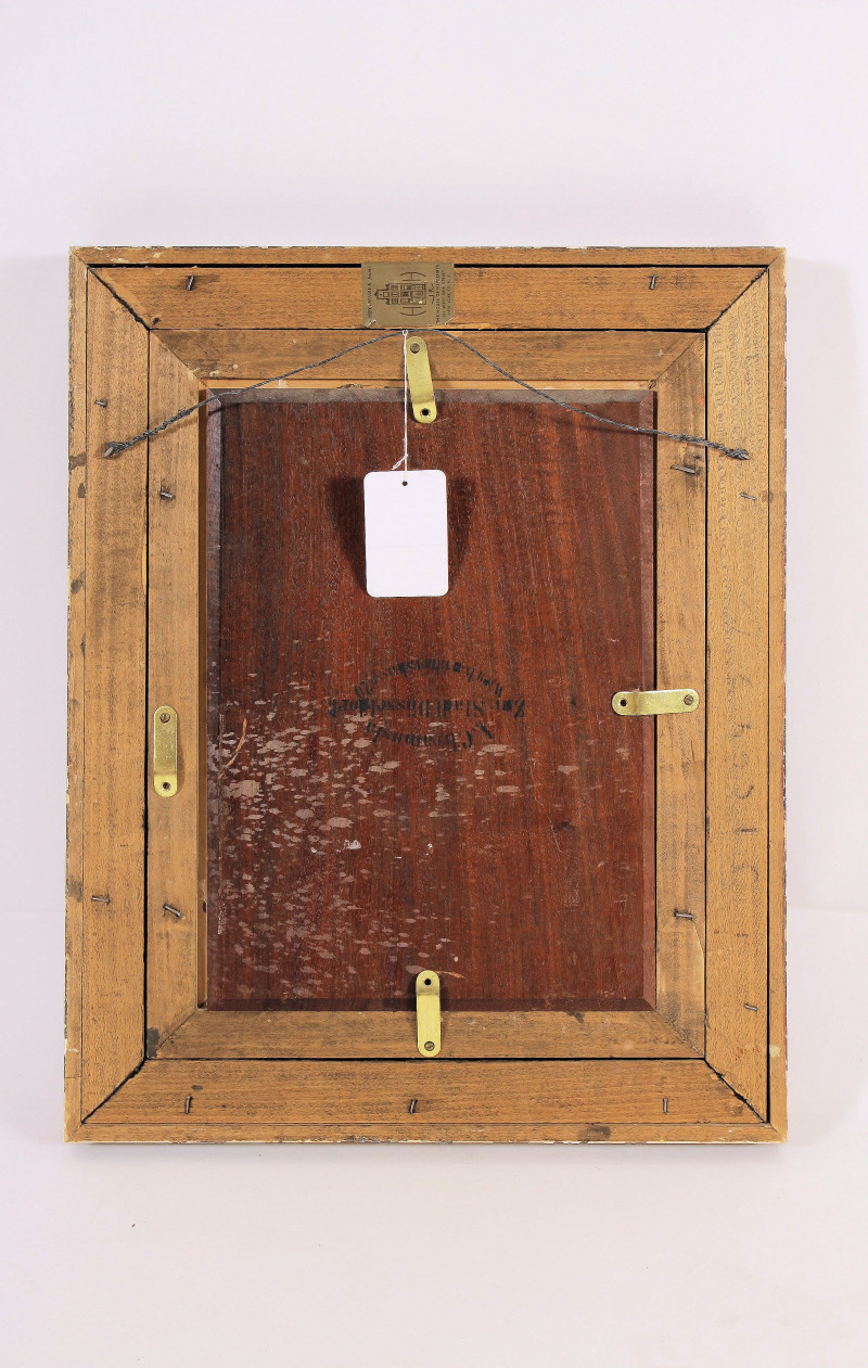 Image 6 of lot Max Schödl – Still Life with Clock, Satsuma Jar, and Mandolin