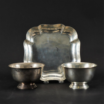 Image for Lot Tiffany & Co Sterling Silver Bowls & Dish