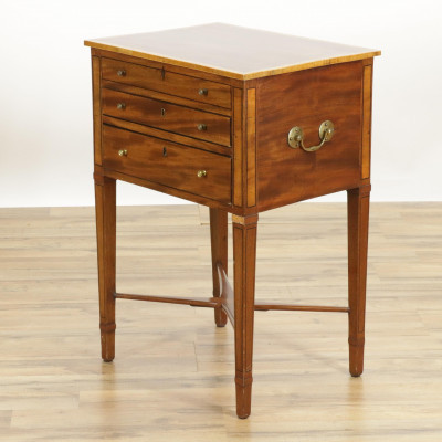Image for Lot George III Sewing Table c1800