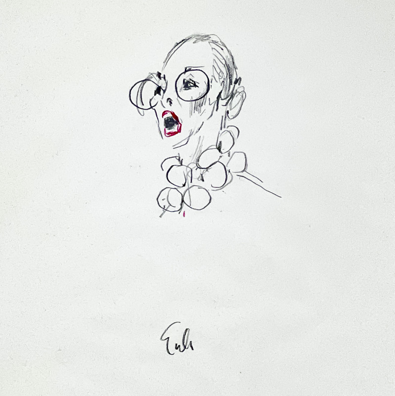 Joe Eula - Portrait of Lena Horne
