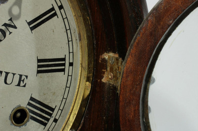 Image 10 of lot 19th C. Welch Spring & Co Shelf Clock
