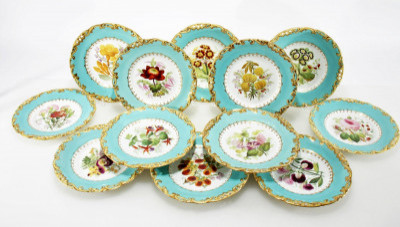 Image for Lot 12 Copeland Spode Porcelain Plates, 1850-1895