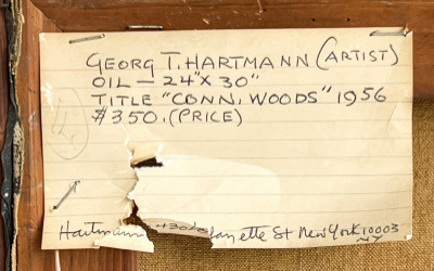 Georg T. Hartmann - Connecticut Woods
