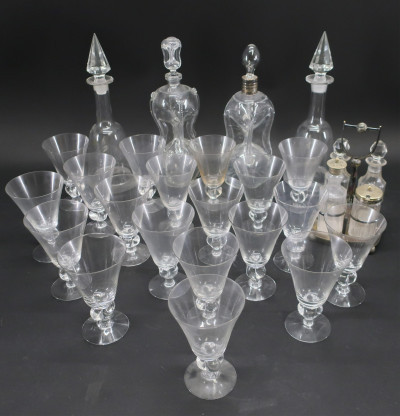 Image for Lot Group of Victorian Crystal Stemware