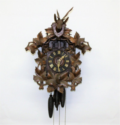 Image for Lot Black Forest Style Beechwood Cuckoo Clock
