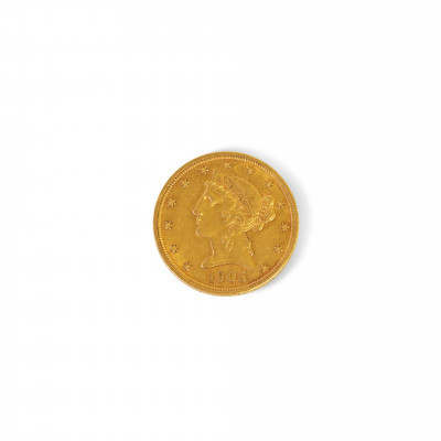 Image 1 of lot 1905 Liberty Head 5 Gold Coin