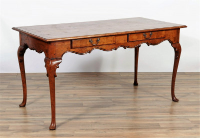 Title Louis XV Style Two Drawer Writing Desk / Artist