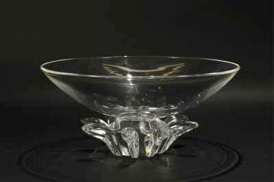 Image for Lot Steuben Crystal Pedestal Bowl