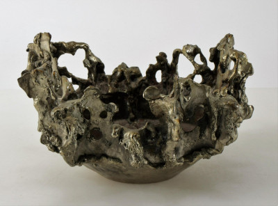 Image for Lot Marcello Fantoni - Brutalist Style Bronze Bowl