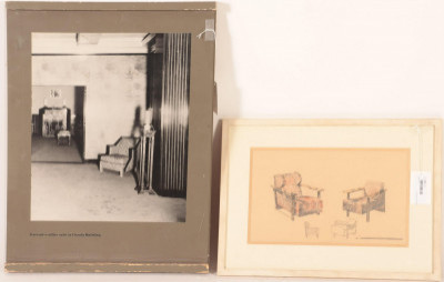 Image for Lot Photo at Office Chanin Building & Chair Book Plate