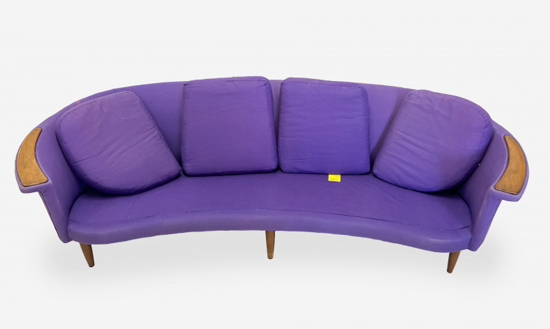 Curved Scandinavian Sofa