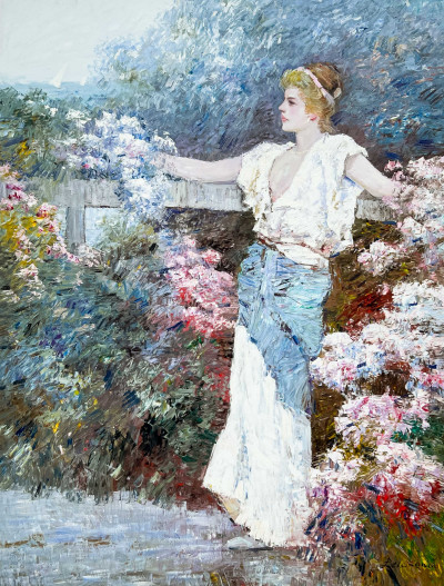 Lawrence (Law Kwok Leung) - Woman in Garden