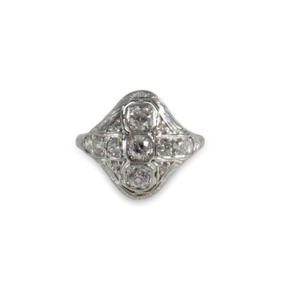 Image for Lot Art Deco Diamond Ring