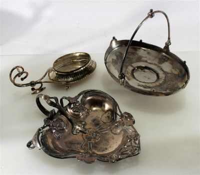 Group of 23 Pieces of Silverplate Items