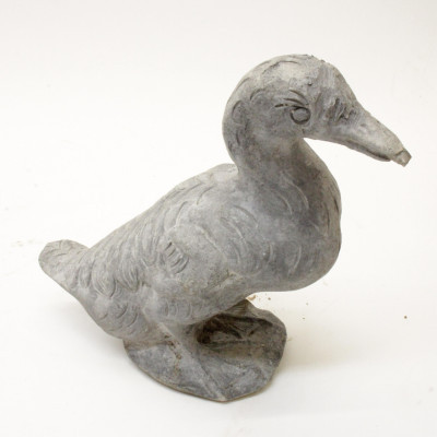 Image 3 of lot 2 Cast Lead Ducks and a Snail