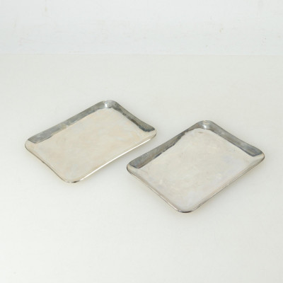 Image for Lot Pair of Sanborns Mexican Sterling Silver Trays