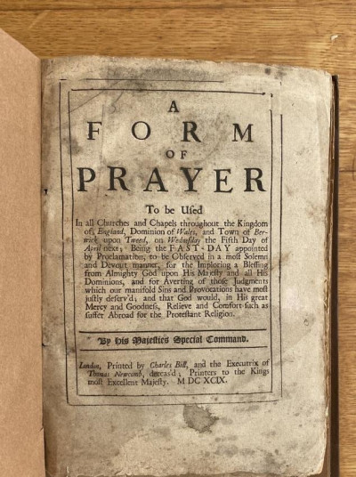 Image 2 of lot 18 works in 1 volume, prayers dated 1699 - 1854