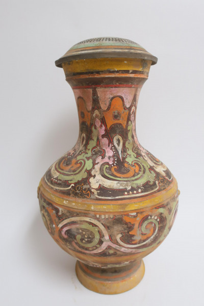 Image for Lot Large Chinese Han Terracotta Hu