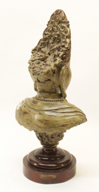 5 Haitian Candelabra  Asian Carved Bust