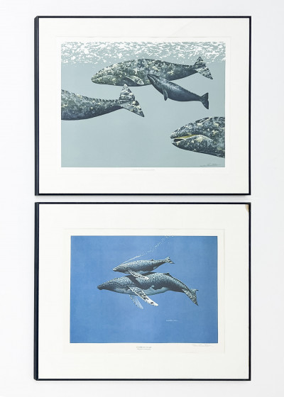 Image for Lot Richard Ellis - Humpback Whale / California Gray Whale