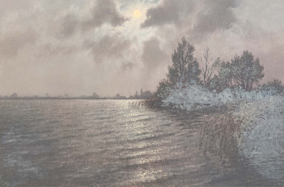 Image for Lot J.L. van der Meide  - Moon Glistened Lake
