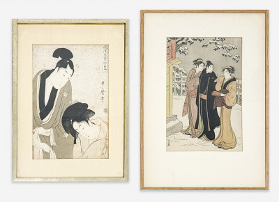 Image for Lot Two Japanese Woodblock Prints