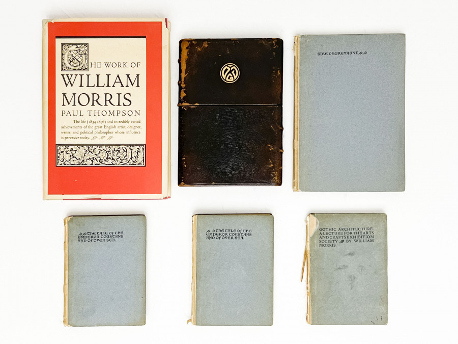 Lot 345, William Morris, Kelmscott Press, and Others, 6 Books