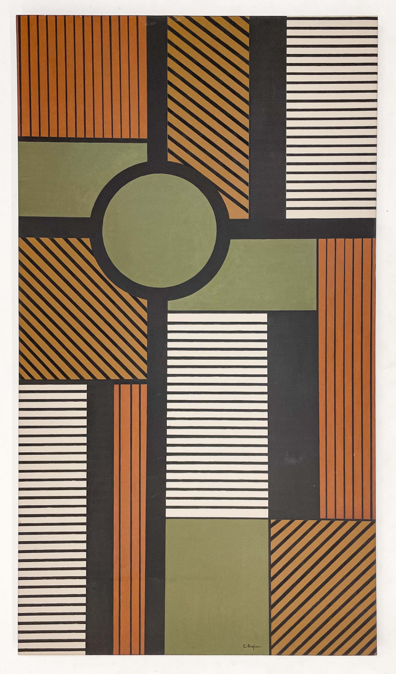 Gail Cottingham - Untitled (Geometric Composition)