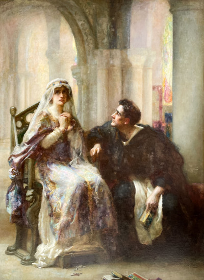 Henrietta Rae - Ellen Terry and Henry Irving in Abelard and Heloise, Lost Faith