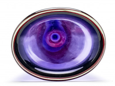 Flavio Poli for Seguso - Purple and Red Sommerso Vase
