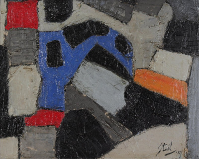 Unknown Artist - Abstract - signed Stael