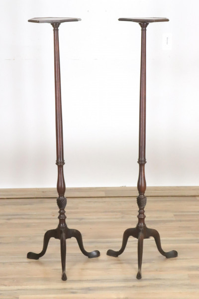 Image for Lot Pair of George III Style Mahogany Fern Stands