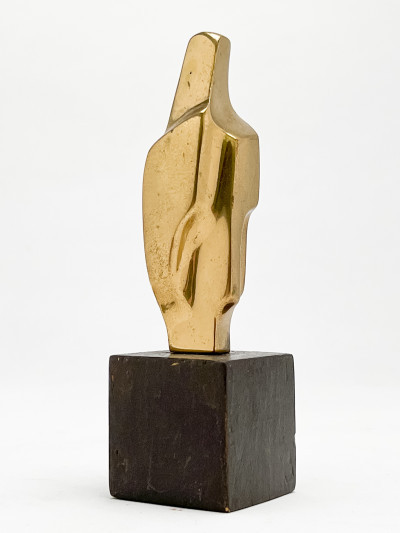 Image for Lot María Lagunes - Untitled (Form in Gold)