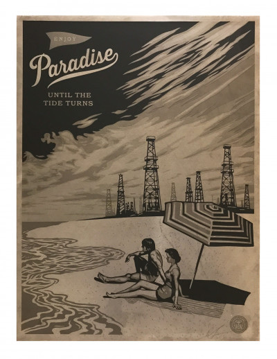 Shepard Fairey  Paradise Turns