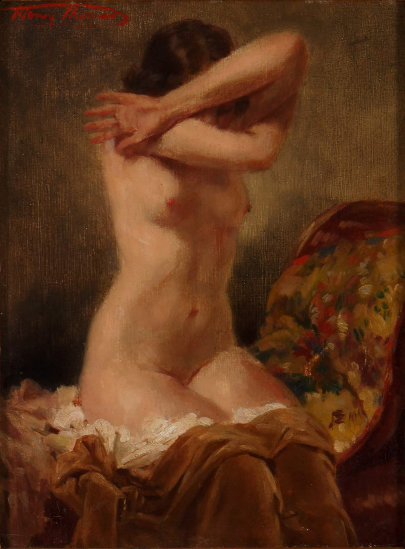 Henri Joseph Thomas - Seated Nude