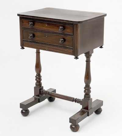 Image for Lot 19th Century Sewing Table