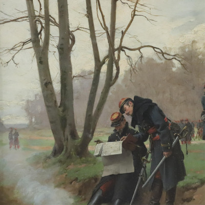 Image for Lot Paul L N Grolleron, 1848-1901, Soldiers