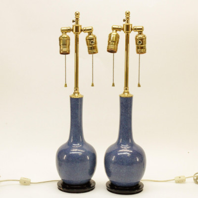 Image for Lot Pair of Asian Style Ceramic Table Lamps