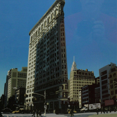 Image for Lot Silkscreen "Flatiron In Shadow, NY" C1983