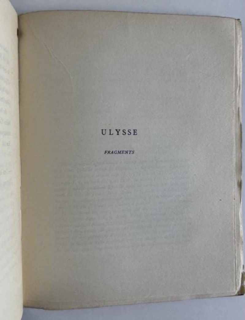 Image 1 of lot [James JOYCE] Commerce, Cahiers Trimestriels 1-3 only