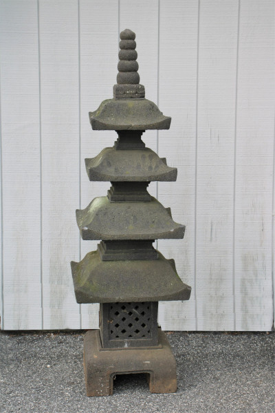 Image for Lot Chinese Style Cast Cement Pagoda