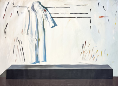 Lowell Nesbitt - White Work Clothes I (Facing Left)