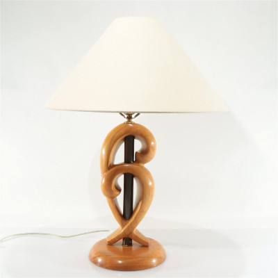 Pair Jascha Heifetz Table Lamps, Mid 20th C.