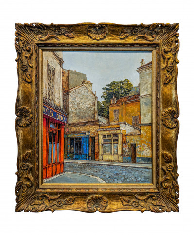Jean Keime – Rue de L’ouest de Paris, Oil on Canvas