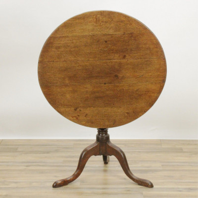 Title George III Oak Tripod Table / Artist