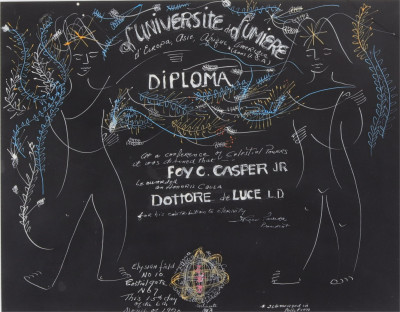 Image for Lot Irene Rice Pereira  'Diploma'