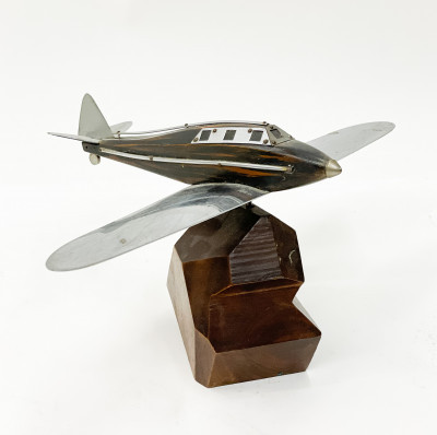 Image 3 of lot 2 Wood and Metal Model Airplanes