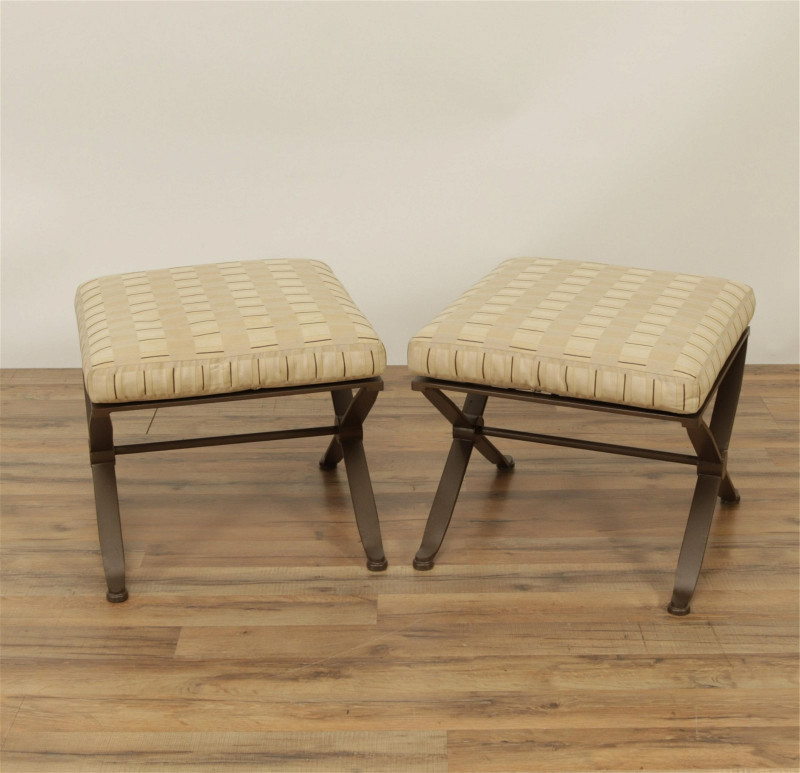 Pair of Contemporary X Form Benches