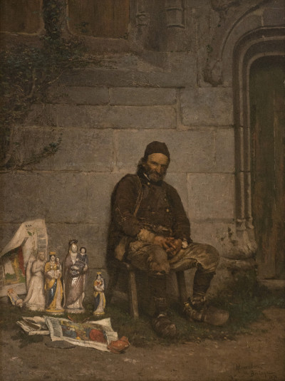 Thomas Hovenden  - Breton Icon Seller